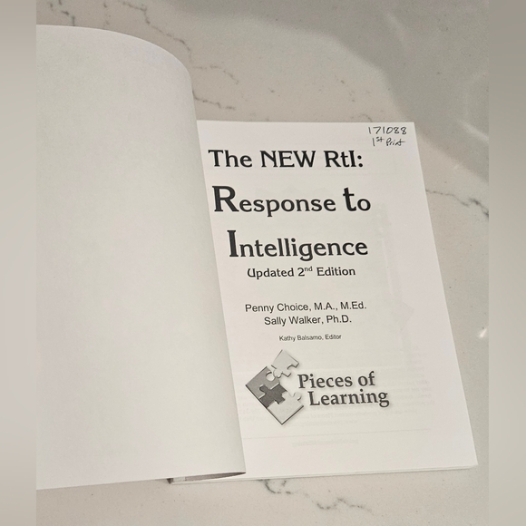 The NEW RtI: Response to Intelligence 2nd Edition Paperback Book - Picture 4 of 7